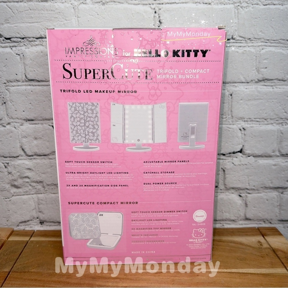 Impressions Hello Kitty Mirror And Compact Mirror Bundle - Picture 3 of 6